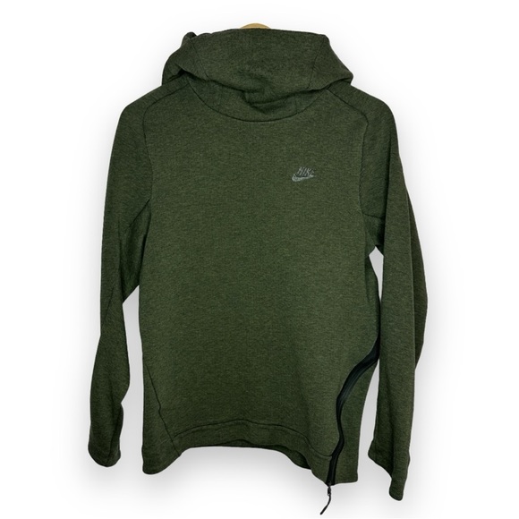 Nike Cowlneck Dri-fit Hoodie in Dark Green Size S - Picture 1 of 5
